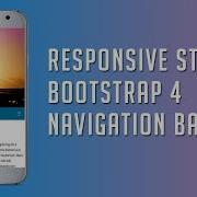 Responsive Sticky Bootstrap 4 Navigation Bar Bootstrap 4 Tutorial For Beginners