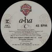 A Ha The Sun Always Shines On T V Extended Version 1985