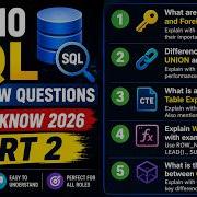 Top 10 SQL Interview Questions Answers Part 2 SQL Interview Preparation 2026