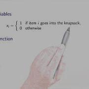 Discrete Optimization Knapsack