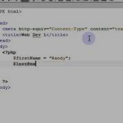 PHP Training For Beginners Creating And Using Variables In PHP Code