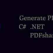 How To Generate PDF In C NET Using PDFsharp