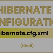 4 Configuring Hibernate In Our Project Hibernate Configuration Hibernate Cfg Xml