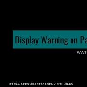 Display Warning Message To Users For Unsaved Changes On Page Reload