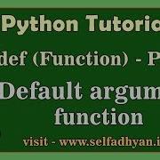 Python Default Argument In Function Function In Python Python Tutorial In Hindi For Class 11