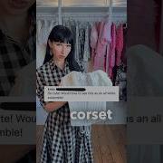 You Asked Me To Style This Corset With A White Skirt Shorts