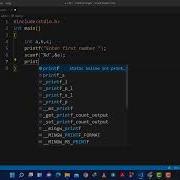 C Program For Addition Of Two Numbers VSCode