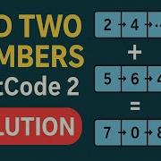 LeetCode 2 Add Two Numbers Linked List Walkthrough JavaScript