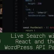 Live Search With React And The WordPress API Part 3 P5D41 Live Coding With Jesse