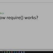 Node Js How Does Require Work
