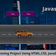 Car Running Project Using HTML CSS JavaScript জ ভ স ক র প ট প রজ ক ট Free UniCode Js 2021
