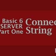 Visual Basic 6 Tutorial Connecting To Database SQL Server Part 1 Connection String