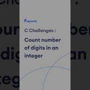 C Challenge Count Digits In 30 Seconds