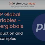 PHP Global Variables Superglobals