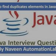 How To Find Duplicates Elements In Java Array Java Interview Questions 5