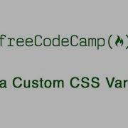 Basic CSS Use A Custom CSS Variable FreeCodeCamp