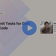 What Is A Unit Test Unit Test For Data Science Code Community Webinar