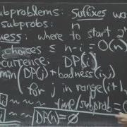 Lecture 20 Dynamic Programming II Text Justification Blackjack