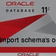 Oracle Database 11g Import Schema Objects