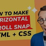 How To Make Horizontal Scroll Snap Using HTML And CSS Only