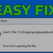 How To Fix Autoit File C Google Googleupdate A3x Error In Windows