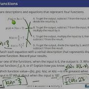 Lesson 4 Using Function Notation To Describe Rules 1