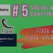 5 SocketIO Implementation In Social Media App Socketio Python Flask Flasksocketio Socialmedia