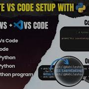 How To Setup Python In Visual Studio Code VS Code Installation For Python