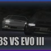 INITIAL D FC3S VS EVO III HIGH QUALITY