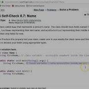 Building Java Programs Self Check 8 7 Name