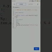 Modulus Of Two Numbers In Java Shorts Shortsvideo