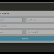 Bootstrap How To Make Register Form With Bootstrap