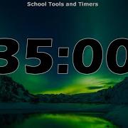35 Minute Timer With Relaxing Music Northern Lights