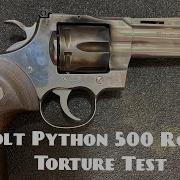 Испытание на пытки с использованием Colt Python 500 45 минут