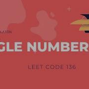 Single Number Leetcode 136 Bit Manipulation