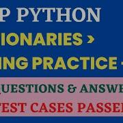 Coding Practice 31 Dictionaries Python CCBP 4 0