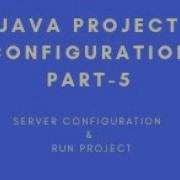 Java Web Project Configuration 5 Install Server And Run Project