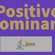 Edabit Java Positive Dominant Hard Difficulty