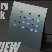 REVIEW Powers Of 2 Binary Clock Unique LED Desk Clock