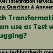 SQL Server Integration Services SSIS Which Transformation We Can Use As Test While Debugging