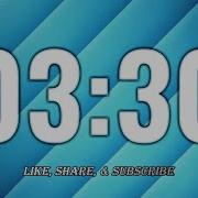 3 Minutes 30 Seconds Countdown Simple Timer Three And Half Minute Three Min Thirty Seconds