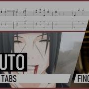 Naruto Shippuden Despair OST Fingerstyle Acoustic Guitar Cover Tab Tutorial Lesson