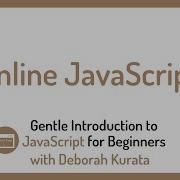 Inline JavaScript Clip 5 Gentle Introduction To JavaScript