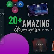 Top 20 Glassmorphism Effects For Website Using HTML CSS JavaScript