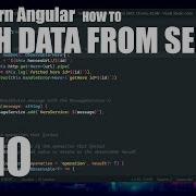 Let S Learn Angular Fetching Data Ep10