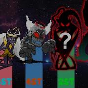 FNF Comparison Tricky The Clown VS StareCrown Power Levels Battle FNF Power Levels Battle