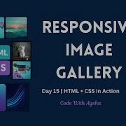 How To Build A Responsive Image Gallery With Hover Zoom HTML CSS Mini Project Day 15
