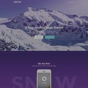 Build Snow Landing Page With HTML CSS Java Script Part2