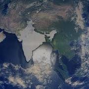 Realistic Earth Zoom Highlight Country India 4k Stock Footage