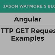 Angular HTTP GET Request Examples